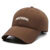 Gorra de Béisbol Simple Versátil Estilo Coreano de Copa Suave para Mujer Primavera y Verano Sombrero Bordado con Letras Moderno que Favorece el Rostro Gorra para Pareja