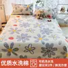 Juego de sábanas de una pieza para dormitorio estudiantil individual, juego de tres piezas engrosado cepillado de 1.5 m para dormir sin ropa, exclusivamente para dormitorios de verano