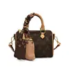 Bolsa de Almohada Estampada Retro Nueva Otoño 2025 para Mujer Estilo Francés La Más Fácil de Combinar Bolso de Mano Cruzado Bolso de Hombro Presbiópico con Letras