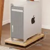 Suporte para Gabinete de Computador Sala de Jogos Gabinete de Mesa Suporte de Armazenamento Móvel Sob a Mesa Rack de Armazenamento com Dissipação de Calor Suporte