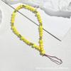 Cadena para teléfono móvil estilo Ins Versátil Lanyard colgante para funda de teléfono móvil para mujer Anti-caída Lanyard corto Ccd Cadena colgante de dopamina