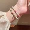 Dopamina no Prato de Estudante Brincar Pulseira de Pedra Shoushan Design de Nicho Pulseira de Contas para Namorada Celebridade da Internet Presente Retrô