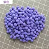 Pompons de polipropileno 3cm em estoque, bolinhas de pelúcia coloridas pequenas, pompons brancos de Natal para DIY de creche em acessórios de vestuário