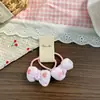 Nueva Serie de Tela Sweetheart Estampado de Amor Niña Pequeña Tendón de Goma Estilo Coreano Lindo Elástico para el Cabello Cuerda para el Cabello de Niña Pinza para el Cabello