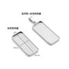 Base Rectangular de Acero Inoxidable con Base para Gemas para Hacer Aretes, Colgantes, Soportes Vacíos, Accesorios para Joyería DIY al por Mayor