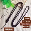 Corda de jade trançada à mão simples corrente de suéter colar corda Corda de pingente de Cristal de Jade Cinábrio Âmbar pingente corda atacado