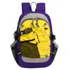 Mochila de estudiante de moda con bloques de color de costura nueva transfronteriza, mochila ligera de doble hombro para viajes al aire libre, mochila para mujer