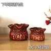Maceta de cerámica, estilo europeo vintage de arcilla roja, para mesa de balcón, plantas suculentas, árbol de la fortuna, bonsái, decoración floral interior creativa