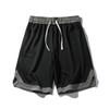 Shorts Casuais Americanos Masculino Verão Finos Esportivos Basquete Shorts Grandes High Street Marca Tendência Calças Pesadas Masculino