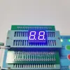 Fornecido diretamente pelo fabricante, tubo digital LED de dois dígitos de 0,39 polegadas, display digital de luz azul de cátodo comum de duas linhas e 10 pinos 3922AB