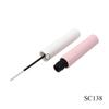 Tubo de máscara de cílios de 5ml líquido para crescimento de cílios tubo vazio recipiente redondo de plástico para creme base de cílios material de embalagem atacado