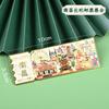 Imanes Metálicos para Refrigerador Serie Nanchang, Abrebotellas Metálico Tengwangge, Sello Cuadrado, Imanes para Refrigerador Atracción Colección Nanchang