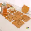 Juego de 10 Piezas de Manteles Individuales, Tapetes Aislantes de Calor, Tapetes Antiescaldado para Mesa de Comedor, Posavasos, Tapetes para Ollas, Tapetes de Bambú, Manteles Domésticos para Comedor, Tapetes para Tazones