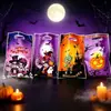 Bolsas de mano con película nacarada de Halloween en stock, bolsas de mano para dulces o trucos, bolsas para empaquetar dulces y galletas de Navidad
