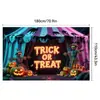 Nuevo Halloween transfronterizo suministros de decoración ambiente de fiesta escena accesorios para fotos bandera fondo banner de Halloween