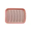 Molde de Silicone para Salsicha Grau Alimentício Resistente a Altas Temperaturas 120g Molde para Salsicha de Presunto 6 Cavidades Molde para Salsicha de Suplemento Alimentar para Bebês