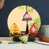 Bolsita de incienso para el Festival del Bote del Dragón para niños, Repelente de insectos, Repelente de mosquitos, Adorno colgante portátil para coche, Zongzi pequeño, Adorno colgante de hoja de artemisa
