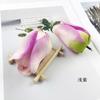 Cabeza de flor de tulipán de estilo europeo, corona hecha a mano, tocado, accesorios para decoración de fotografía del hogar, flores falsas, pequeños adornos