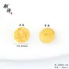 Nova Fivela Dourada do Deus da Riqueza Estilo Chinês Design de Nicho Fivela Zakhiram de Alta Qualidade Joia Dourada Antiga com Alta Retenção de Cor