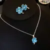 Pulseira de Flor com Olho de Gato Incrustado de Diamante de Luxo Leve Europeia e Americana, Design Delicado e Doce, Joia Versátil e Elegante