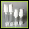 Botella de loción con bomba blanca de 10 ml sin popote Botella cosmética de vacío para loción capacidad pequeña botella de leche de esencia 10ML pico de pato