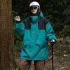 Chaqueta de trabajo a juego de colores para pareja de montaña, moda de marca para primavera y otoño, casual para exteriores, holgada, con capucha, top