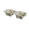 Portavasos de Café, Base de Bandeja para Empaque de Bebidas de Té con Leche, Pulpa de Papel Biodegradable, Dos Agujeros, Cuatro Agujeros, Individual Desmontable, Portavasos Doble