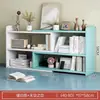 Estante de Livros de Mesa de Escritório Rack de Armazenamento Mesa de Estudante Prateleira de Armazenamento Mesa de Quarto Estante Pequena Simples de Múltiplas Camadas