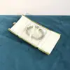 Caja de Terciopelo con Broche de Presión de Doble Apertura, Elegante Caja de Joyería, Set de Cajas para Anillo, Arete, Pulsera, Collar, Al Por Mayor en Stock