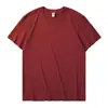 Camiseta de Algodón Manga Corta para Hombre Verano Transpirable Cuello Redondo Camiseta Deportiva Exterior Color Sólido Ropa de Trabajo Comercio Exterior Mayorista