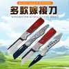 Cuchillo de Injerto para Árboles Frutales Herramienta de Injerto para Árboles Soporte Grande para Injerto de Árboles Cuchillo de Injerto Plegable Afilado Hecho a Mano