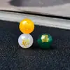 Ágata natural cinco elementos ocho trigramas cinco dioses guardianes bestia dorada cuentas sueltas falta de oro madera agua fuego tierra array de siete estrellas accesorios