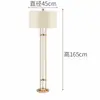 Lámpara de pie luminosa Ziyou para sala de estar, al lado del sofá, Lujo ligero vintage, Lámpara de esquina de alta gama para lectura con protección ocular, ambiente