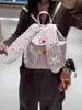 Mochila de Orelhas de Coelho para Mulheres 2026 Nova Tendência Verão Mochila para Estudante Universitário Grande Capacidade Mochila para o Dia a Dia Bolsa de Viagem Tendência