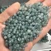 Jadeíta natural um material perigoso bens ábaco contas de água azul gelo jade artesanal colar pulseira acessórios atacado