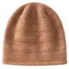 Nuevo gorro de cachemira para mujer, cálido y resistente al frío para otoño e invierno, gorro versátil, gorro de punto casual, gorro para ciclismo al aire libre