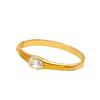 Pulsera de Acero Inoxidable con Hebilla de Circonita Ovalada Pulsera de Moda Joyería de Acero de Titanio Chapado en Oro de 18K Fabricante