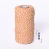 En stock venta al por mayor hilo de algodón 2 mm borla hecha a mano colgador de plantas material tejido hilo de ganchillo decorativo navideño