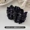Grampo de Cabelo Banana Plissado com Bolhas e Ponto de Onda de Temperamento para Mulheres, Grampo de Cabelo para Trás da Cabeça, Grampo Doce, Acessório de Cabelo