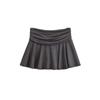 Falda Mini plisada de cintura baja sexy de Spice Girl de primavera Nicho Retro Antideslumbrante Casual Deportivo Línea A