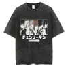 Camiseta Manga Corta Cuello Redondo Lavable Anime Motosierra Y2Kt Ropahombre Ropa de Hombre Estilo Nuevo Camiseta Camiseta de Hombre