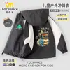 Nueva chaqueta cortavientos Delta Force Weilong con Rosa Dorada grabada para niños y niñas, adecuada para primavera y otoño