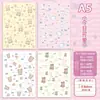 Cuaderno diario de notas A5 de dibujos animados muy atractivo, recompensa para estudiantes, tapa blanda, cuaderno rayado, venta al por mayor