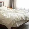 Exportado para o Japão! Conjunto de cama de algodão 100% puro, natural, sem tingimento, grau A, branco, conjunto de quatro peças