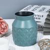 Pequeño jarrón sencillo estilo europeo arreglo floral para sala de estar decoración con flores secas oficina planta hidropónica botella de plástico maceta para suculentas
