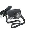 Bolsa Nueva de Hombre para Primavera y Verano Bolso tipo Silla de Montar Piel de Vaca Bolso de Cartero Lona Bolso con Solapa Moda Europea y Americana Bolso de Hombro Cruzado de Negocios
