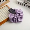 Alta calidad Tamaño Grande Diámetro de 20CM Anillo para Cabello Intestino Grueso Anillo para Cabello Grande de Satén de Seda Alta Elasticidad Cuerda para Cabello Grande para Mujer