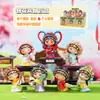 Caja sorpresa de figurillas de ópera china tradicional, adornos de escritorio estilo chino, figurillas de resina de ópera tradicional como regalos