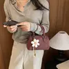 Bolso de Hombro Patchwork de Moda para Mujer Otoño/Invierno 2026 en Paleta de Colores Maillard, Bolso Cruzado Retro de Nicho Tendencia