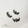 Cadena de Cola de Aleación Negra Básica Negra Pulsera Media con Colgante de Cuenta Suelta Pulsera Collar Accesorios Hechos a Mano DIY de Cuentas Material